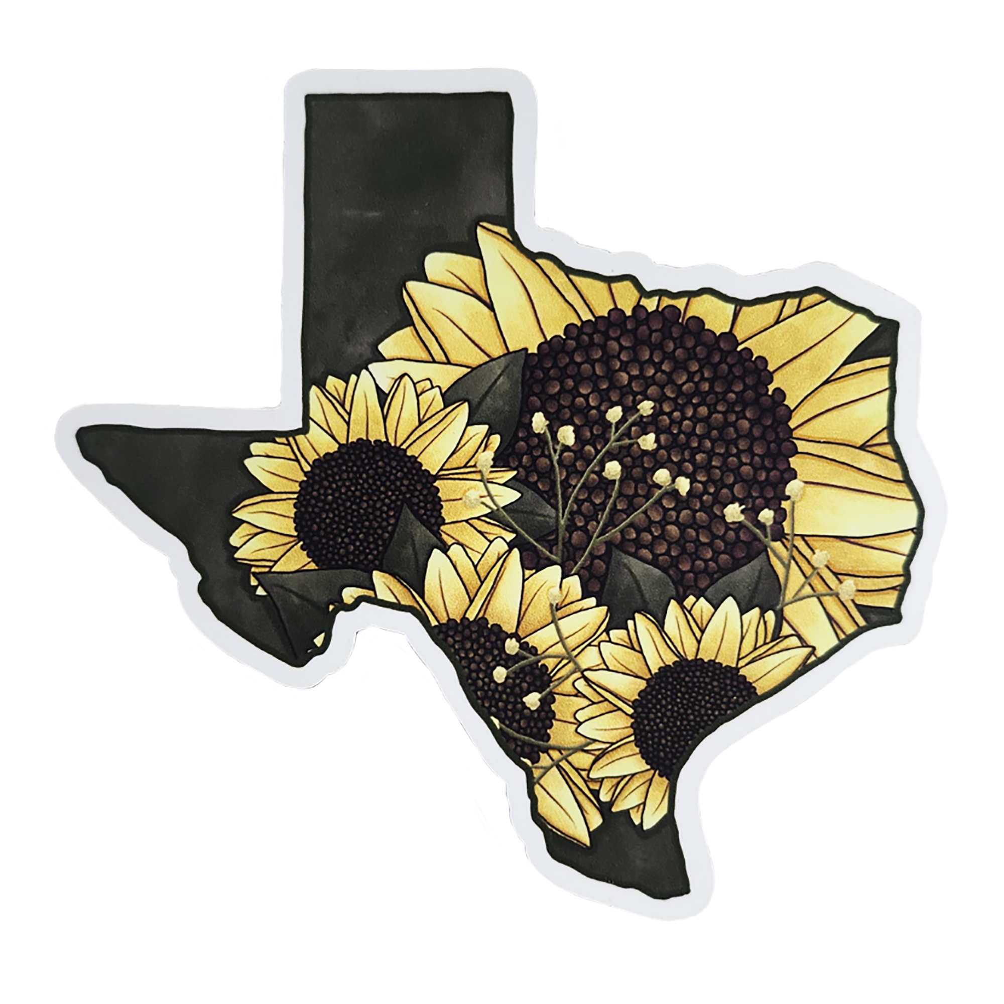 Pollinator Parade, sunflower, floral MAGNET - Stickers & Magnets